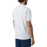 Polo uomo con patch logo