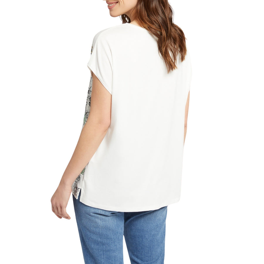 T-shirt donna stampata in viscosa ECOVERO™