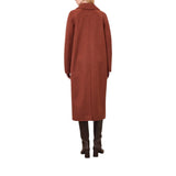 Cappotto donna doppiopetto lungo