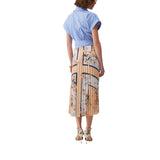 Abito donna midi plissettato