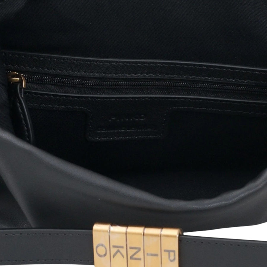 Borsa donna a spalla Slouchy Bag nera