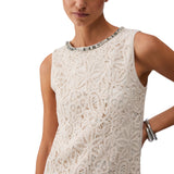 Abito donna corto in macramè