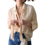 Camicia donna con fiocco