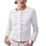 Giacca donna con ricamo sangallo