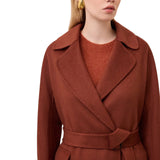 Cappotto donna doppiopetto lungo