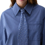 Camicia donna con cravatta