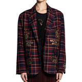 Giacca donna in tartan
