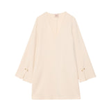 Abito donna con scollo a V e maniche ampie