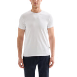 T-shirt Uomo Girocollo Maniche Corte Bianca QB24