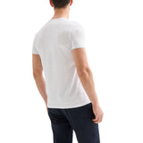 T-shirt Uomo Girocollo Maniche Corte Bianca QB24