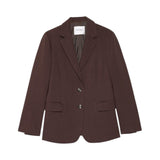 Giacca donna regular in misto lino