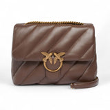 Borsa donna a tracolla grande Love Bag Puff in nappa trapuntata