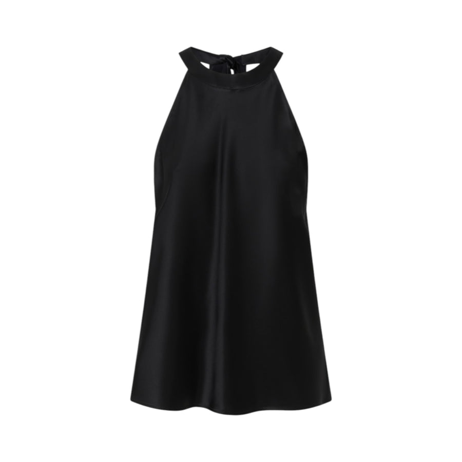 Top donna fluido con fiocco