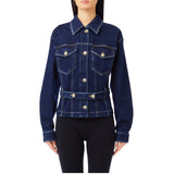 Giacca donna in denim con tasche