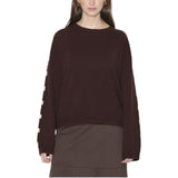 Maglia donna di lana a righe