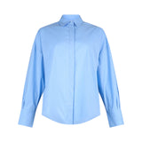 Camicia donna il popeline con borchie