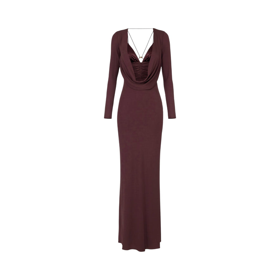 Abito donna Red Carpet in jersey crêpe fluido
