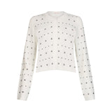 Cardigan donna con borchie