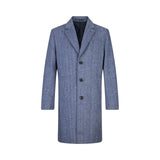 Cappotto uomo chevron in lana