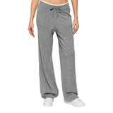 Pantaloni donna in misto cashmere