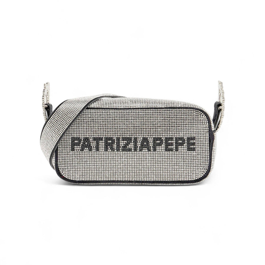 Borsa donna Camera Case Strass All Over