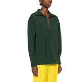 Blusa donna in fresco lana