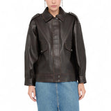 Giubbotto donna in tessuto spalmato