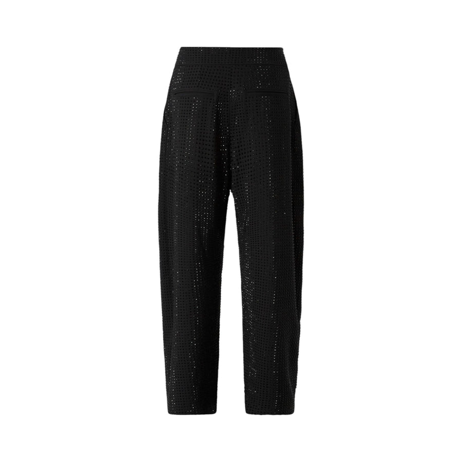 Pantaloni donna larghi full strass