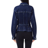 Giacca donna in denim con tasche