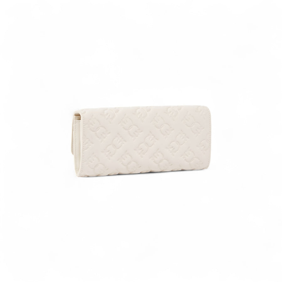 Portafoglio donna rettangolare in pelle Monogram con tracolla