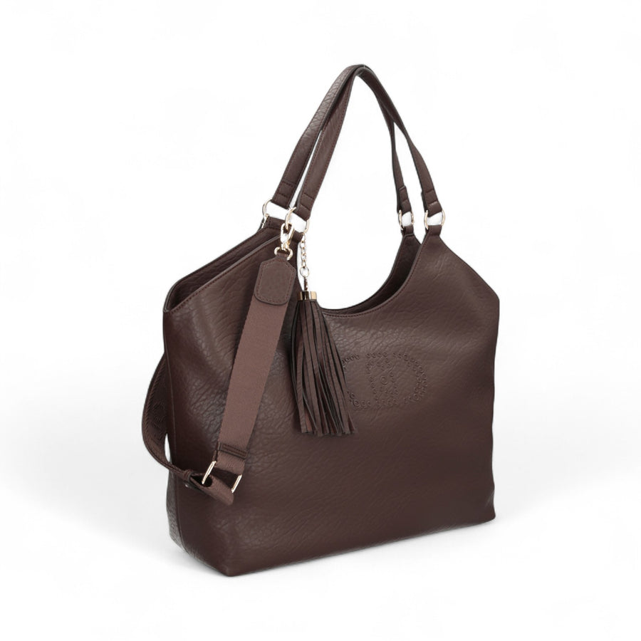 Borsa donna tote con portachiave