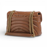 Borsa a tracolla grande Love Bag Puff trapunta farfalla