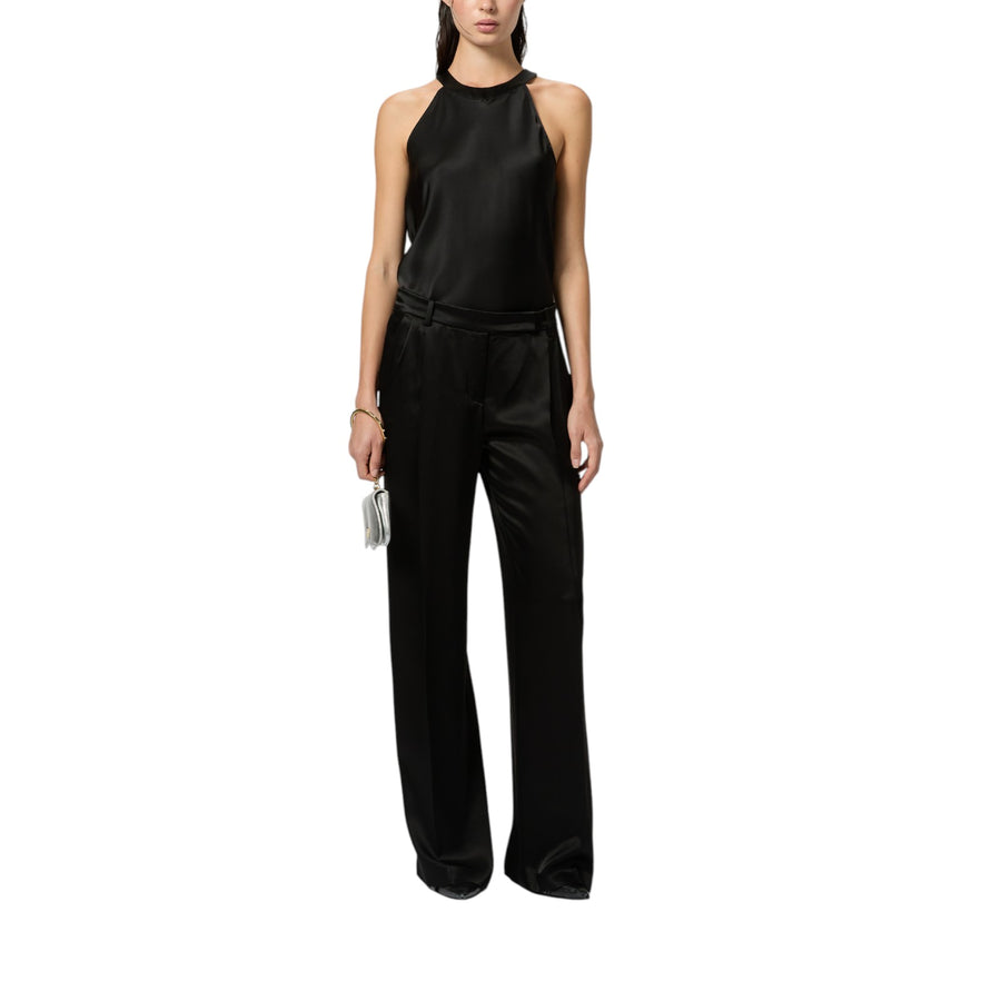Top donna fluido con fiocco