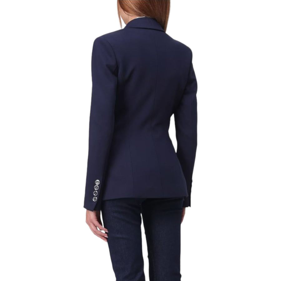 Blazer donna monopetto in tessuto tecnico