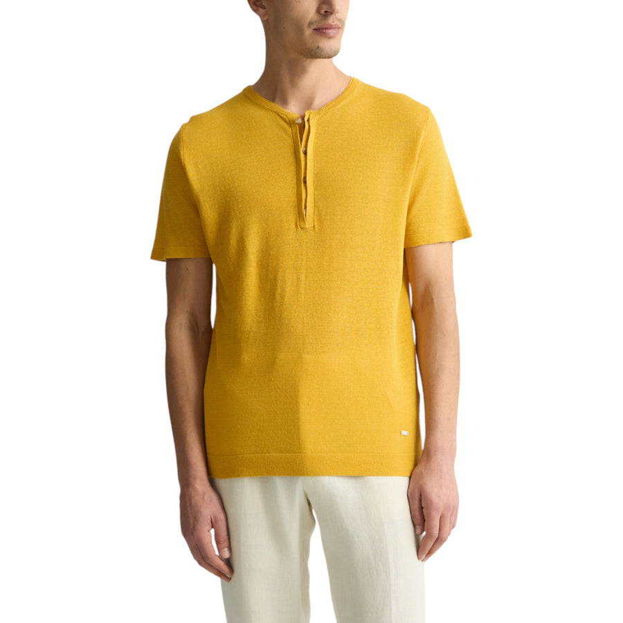 T-shirt uomo in lino e cotone