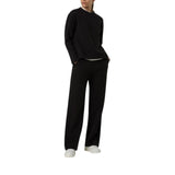 Pantaloni donna della tuta invernali interlock