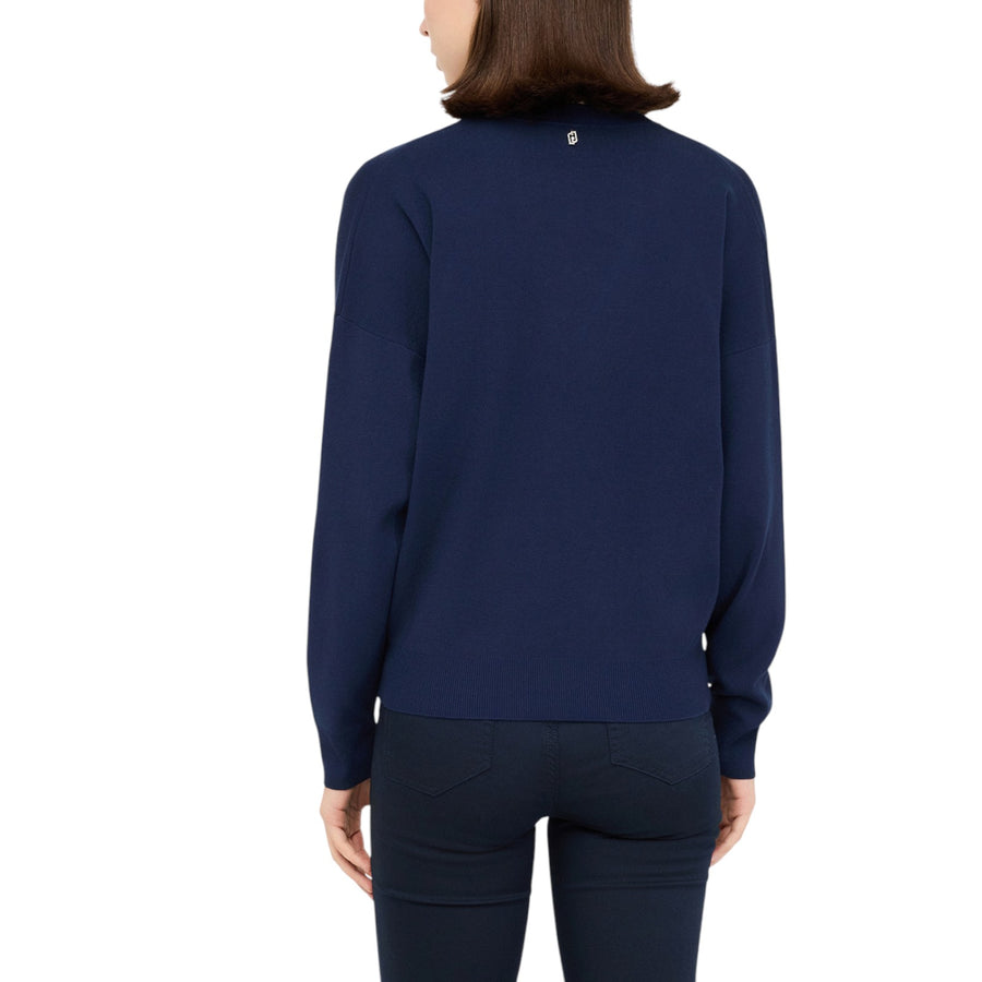 Maglia donna con castoni gioiello