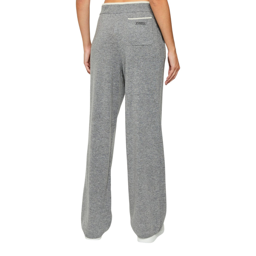 Pantaloni donna in misto cashmere