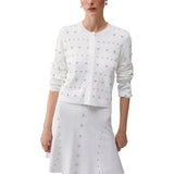 Cardigan donna con borchie