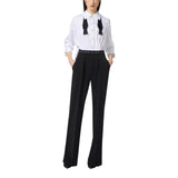 Tuta donna in popeline e crêpe leggero