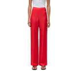 Pantaloni donna dritti in raso