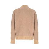 Bomber uomo in lana bouclè