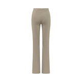 Pantaloni donna flared in punto stoffa