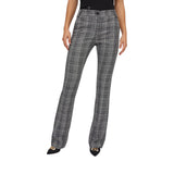 Pantaloni donna flare in principe di galles