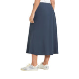 Gonna donna lunga in scuba crepe