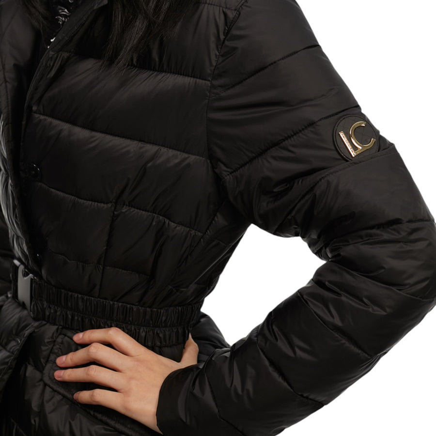 Piumino donna imbottito con finto gilet