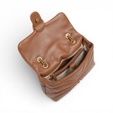Borsa a tracolla grande Love Bag Puff trapunta farfalla