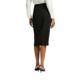 Gonna donna tubino in crêpe stretch