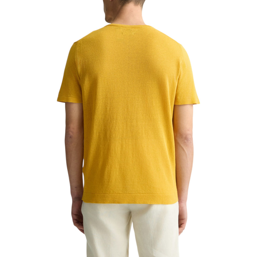 T-shirt uomo in lino e cotone