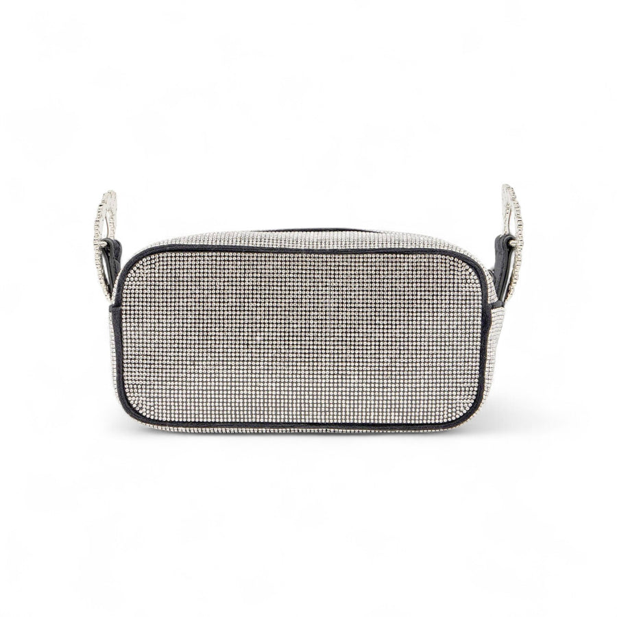 Borsa donna Camera Case Strass All Over